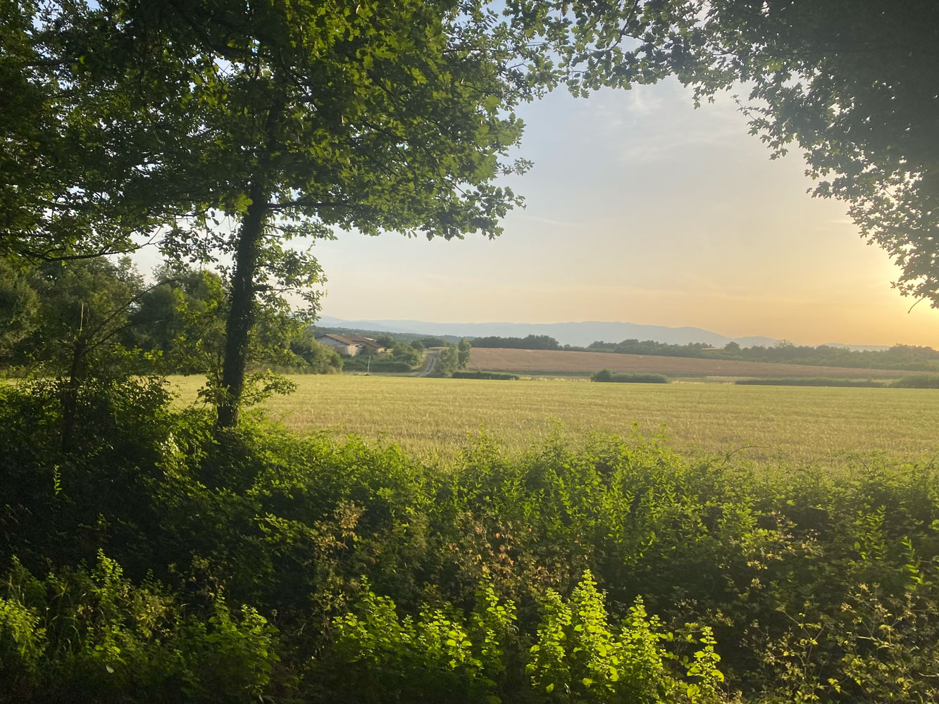Paysage sur la campagne alentour