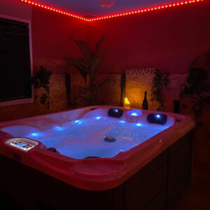SPA ambiance LED rouge