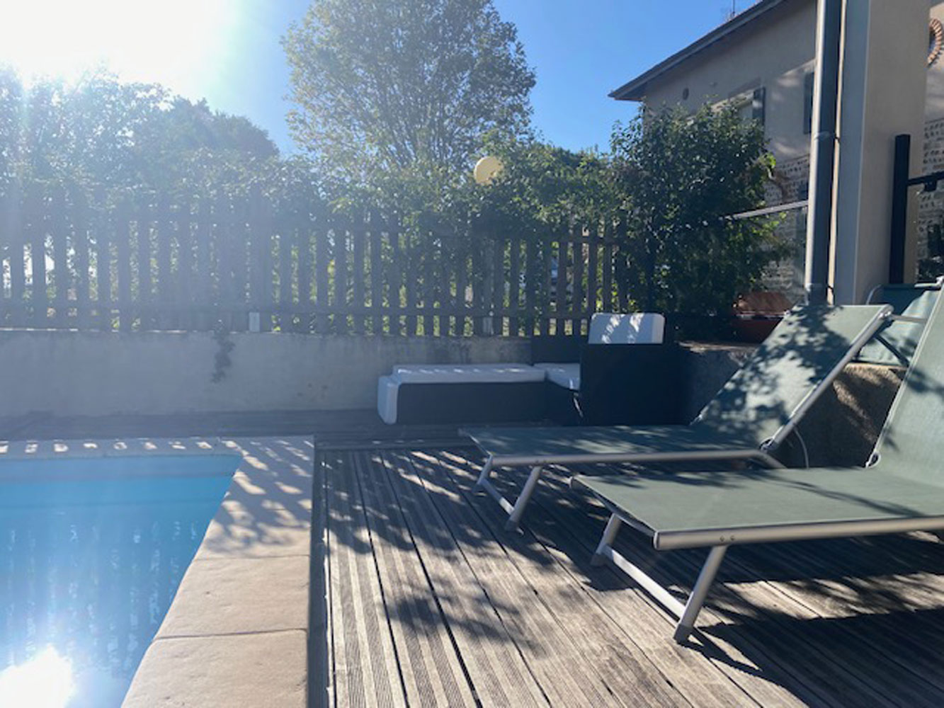 Transats piscine