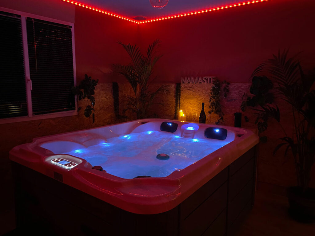 SPA ambiance LED rouge